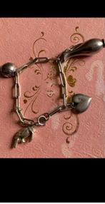 Zilveren bedelarmband closed for ever, Sieraden, Tassen en Uiterlijk, Armbanden, Ophalen of Verzenden, Zo goed als nieuw, Overige kleuren