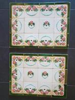 24 Antieke wandtegeltjes - haardplateau, Antiek en Kunst, Ophalen of Verzenden