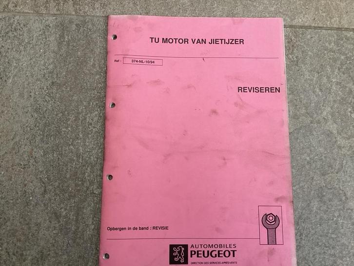 Peugeot TU Motor Revisie Handleiding, Auto diversen, Handleidingen en Instructieboekjes, Ophalen of Verzenden