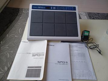 Roland spd-11 als drum set up. Manuel,  kabels erbij beschikbaar voor biedingen