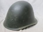 Nederlandse helm CM 1933 met Wehrmacht kleur doorgedragen., Verzamelen, Ophalen of Verzenden, Landmacht, Nederland, Helm of Baret