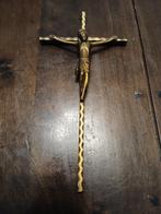 Bronzen crucifix, Ophalen of Verzenden