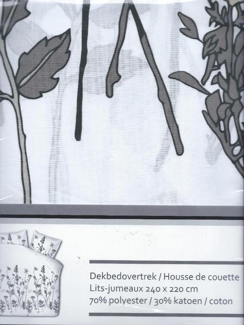 Dekbedovertrek house de couvette 240 x220 cm lits-jumeaux 24, Huis en Inrichting, Slaapkamer | Beddengoed, Nieuw, Dekbedovertrek