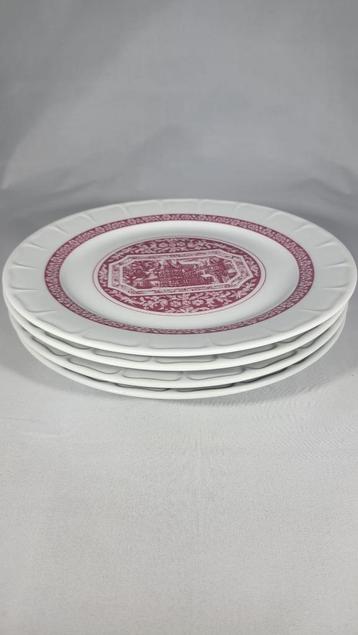 Vintage ontbijtborden – Heinrich Germany – set van 4 stuks beschikbaar voor biedingen