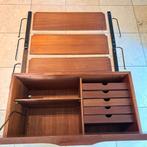Vintage Midcentury Wandsysteem Wandrek Poul Cadovius KLM., Huis en Inrichting, Kasten | Wandmeubels, Ophalen of Verzenden, 25 tot 50 cm