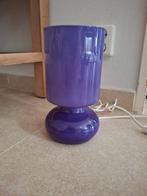 IKEA Lykta Paarse Tafellamp, Ophalen of Verzenden, Modern, Minder dan 50 cm, Glas