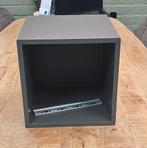 IKEA EKET kast + montagerail – Donkergrijs, Minder dan 50 cm, Ophalen of Verzenden, Zo goed als nieuw, Minder dan 100 cm