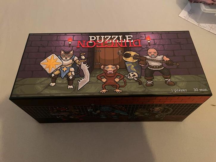 Puzzle Dungeon Kickstarter - Nieuwstaat!, Hobby en Vrije tijd, Gezelschapsspellen | Bordspellen, Nieuw, Een of twee spelers, Ophalen of Verzenden