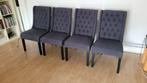 4 bruine eetkamerstoelen, Huis en Inrichting, Stoelen, Ophalen, Zo goed als nieuw, Bruin, Vier