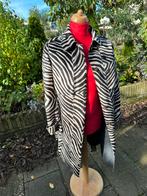 Super leuke zachte vintage jas zebra print, Ophalen of Verzenden, Maat 36 (S)