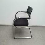 Vitra design stoel met nieuwe stoffering vergaderstoel slede, Kunststof, Gebruikt, Ophalen of Verzenden, Eén