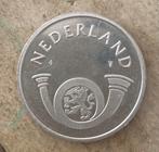 Herdenkingsmunt 1998 inhuldiging koningin Wilhelmina, Postzegels en Munten, Ophalen of Verzenden, Losse munt