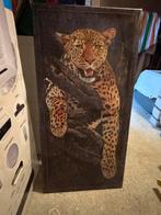 Jaguar schilderij, Ophalen, Zo goed als nieuw, Schilderij, 75 cm of meer