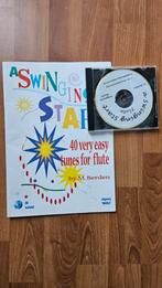 Swinging Start Dwarsfluit Boek + CD - Beginner Niveau, Overige genres, Les of Cursus, Dwarsfluit of Piccolo, Ophalen of Verzenden