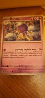 Drifblim - SCR EN 061/142 Pokémonkaart, Ophalen of Verzenden, Zo goed als nieuw, Losse kaart