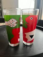 Ritzenhoff Melkglazen José de Guimaraes, Glas of Glazen, Ophalen of Verzenden, Overige stijlen, Glas