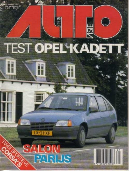 Autovisie 21 1984 : Opel Corsa Irmscher Sprint - Alfa 33 QV, Boeken, Auto's | Folders en Tijdschriften, Gelezen, Algemeen, Ophalen of Verzenden