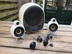 Scandyna Micropod 2.1 speakerset Micro-Sub, Audio, Tv en Foto, Zo goed als nieuw, Minder dan 60 watt, Front, Rear of Stereo speakers