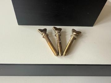 Belegschroeven Hartkop - Messing - 50 mm ( 22 x ) beschikbaar voor biedingen
