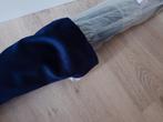 Hoogwaardige bekledingsstof diepblauw velours, Ophalen, Overige materialen, Blauw, 120 cm of meer
