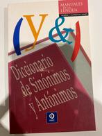 Diccionario de Sinónimos y Antónimos - Edimat, Ophalen of Verzenden, Zo goed als nieuw, Non-fictie