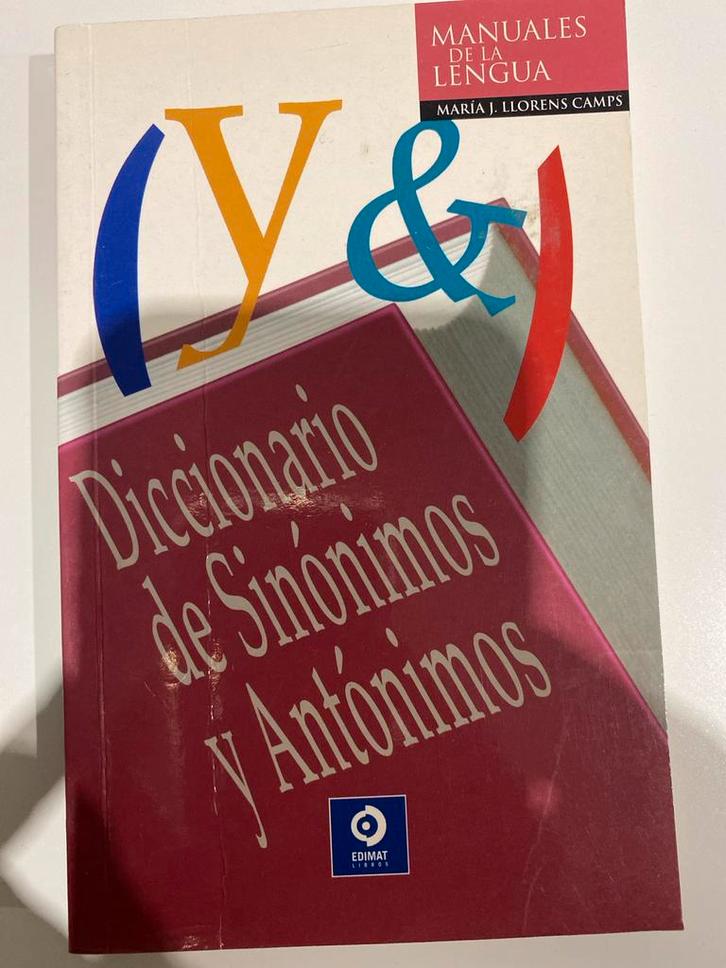 Diccionario de Sinónimos y Antónimos - Edimat, Boeken, Taal | Spaans, Zo goed als nieuw, Non-fictie, Ophalen of Verzenden