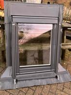 VELUX dakraam GGL MK04 wit gelakt,inbouwmaat 78 bre x 98 ho., Ophalen, Gebruikt, Minder dan 80 cm, 80 tot 120 cm
