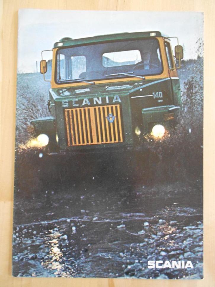 Scania Programma Brochure 1972 –140 110 85 80 50, Boeken, Auto's | Folders en Tijdschriften, Zo goed als nieuw, Overige merken