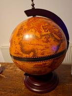 Vintage Barglobe wereldbol mancave met wat Reparatiewerk, Ophalen, Gebruikt