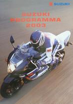 Folder SUZUKI Programma 2003, Ophalen of Verzenden, Suzuki
