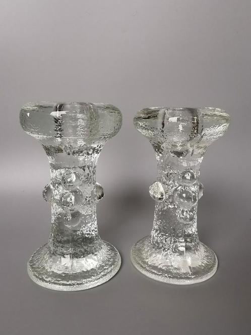 Pukeberg Staffan Gellerstedt vintage retro design kandelaar, Antiek en Kunst, Antiek | Glas en Kristal, Verzenden