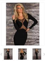 Sexy clubdress maat S/M, Young Blood, Ophalen of Verzenden, Nieuw, Zwart