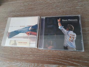 Bijna gratis 2x  Guus Meeuwis cd, Wijzer en Philips hal live beschikbaar voor biedingen