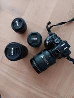 Nikon D5300 + 4 Nikon lenzen + accessoires, Ophalen, Nikon