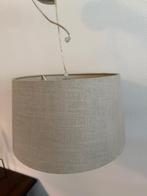 Linnen beige hanglampen | 2 stuks, Huis en Inrichting, Ophalen, Zo goed als nieuw, Stof, Minder dan 50 cm