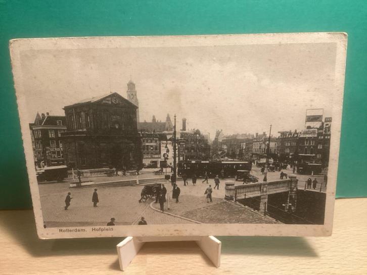 Rotterdam Hofplein.  012, Verzamelen, Ansichtkaarten | Nederland, Gelopen, 1920 tot 1940, Verzenden