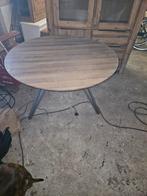 Ronde eettafel, Huis en Inrichting, Gebruikt, Rond, Ophalen of Verzenden, Metaal