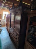 Kabinet Buro hoekkast tafel stoel enorme collectie antiek, Huis en Inrichting, Ophalen of Verzenden, Zo goed als nieuw, 25 tot 50 cm