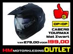 Motorhelm Caberg Tourmax - Mat Zwart - XL-62, Motoren, Kleding | Motorhelmen, Nieuw met kaartje, Systeemhelm, Dames, Caberg