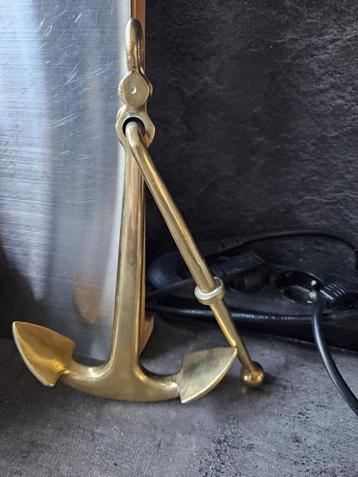 Prachtige grote decoratie anker van massief messing... beschikbaar voor biedingen