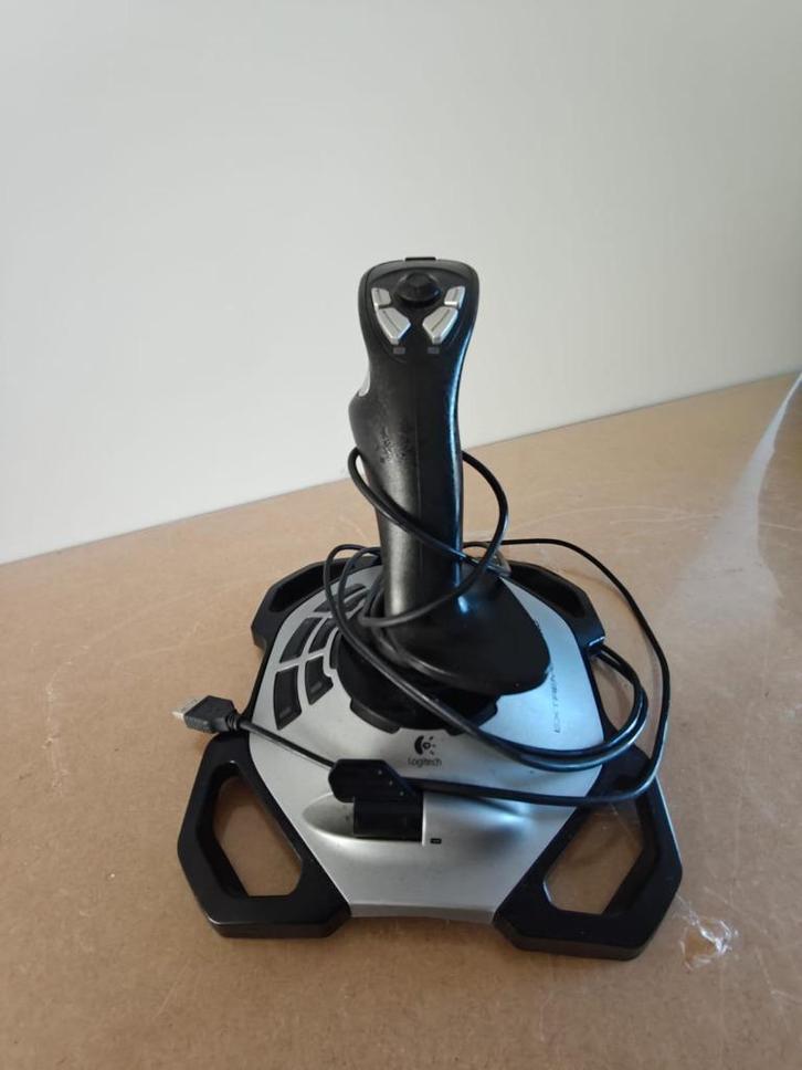 Logitech 3D Pro joystick, Computers en Software, Joysticks, Gebruikt, Ophalen of Verzenden