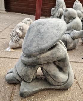 Oosterse Rijstplukker NU 15% korting, Tuin en Terras, Tuinbeelden, Nieuw, Overige typen, Beton, Ophalen