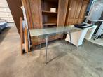 Mooie glazen eettafel 140x70 cm, 100 tot 150 cm, Rechthoekig, 50 tot 100 cm, Ophalen of Verzenden