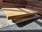 Teak houten tafel met wieltjes, 50 tot 100 cm, 100 tot 150 cm, Teakhout, Gebruikt