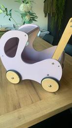 Houten poppenwagen, Kinderen en Baby's, Speelgoed | Houten speelgoed, Ophalen of Verzenden
