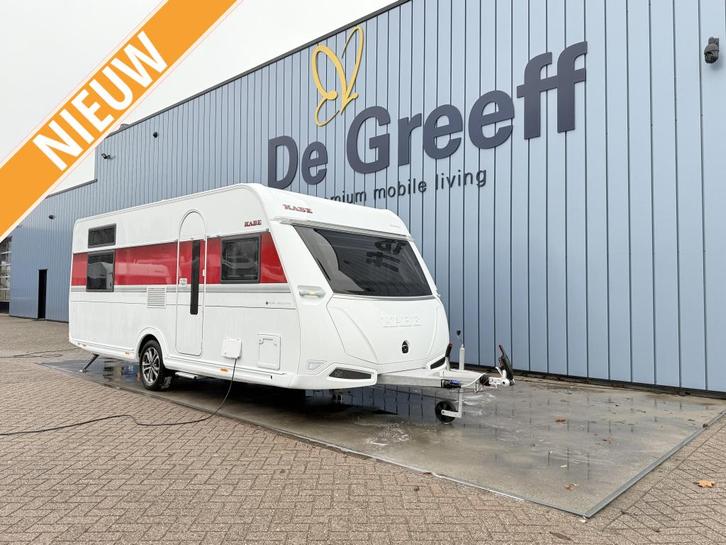 Kabe Royal 560 GLE KS B8, Caravans en Kamperen, Caravans, Bedrijf, tot en met 4, 1500 - 2000 kg, Rondzit, Kabe, Queensbed, Overige typen