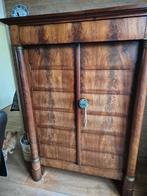 Antieke kast van notenhout, Ophalen of Verzenden