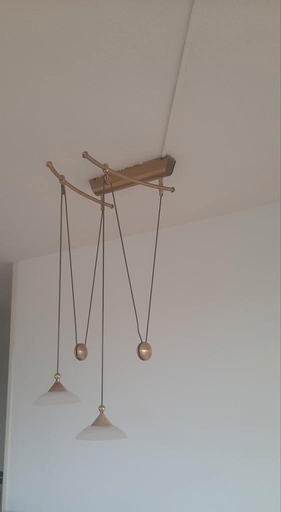 Mooi plafondlamp in hoogte verstelbaar &draaibaar, Huis en Inrichting, Lampen | Hanglampen, Zo goed als nieuw, Minder dan 50 cm