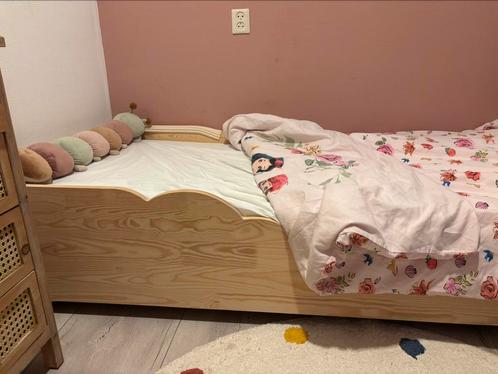 kinderbed, Kinderen en Baby's, Kinderkamer | Bedden, Zo goed als nieuw, 180 cm of meer, 85 tot 100 cm, Matras, Ophalen