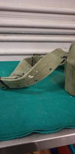 Vintage veldfles met riem millitaire, Verzamelen, Retro, Ophalen of Verzenden